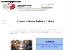 Tablet Screenshot of parapack.com